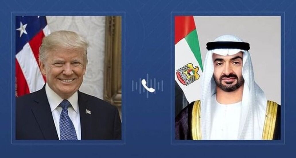 گفت‌وگوی تلفنی حاکم امارات و دونالد ترامپ درباره آتش بس در غزه