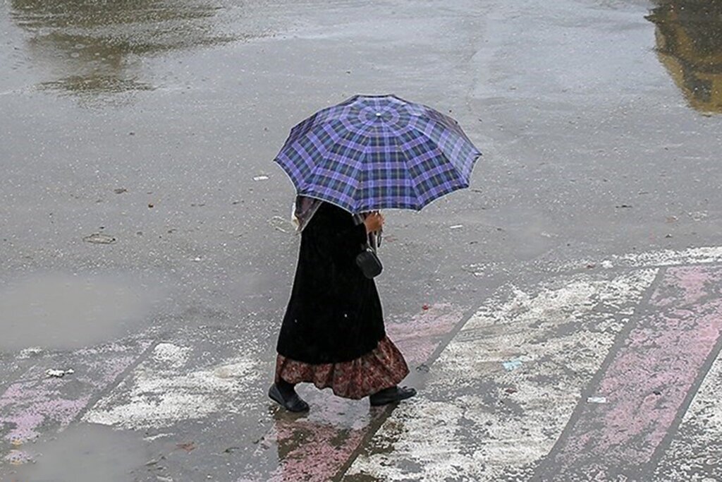 رگبار باران در ۱۳ استان نیمه شمالی کشور