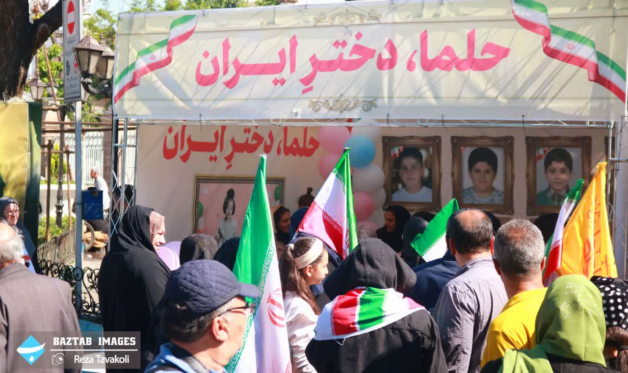 راهپیمایی بزرگ خانوادگی عید غدیر در تبريز برگزار شد